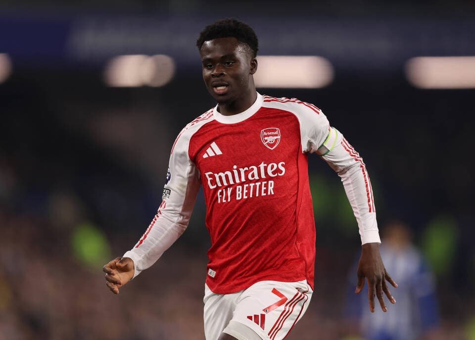 Saka sparks Arsenal surge as Gunners tighten grip on title race