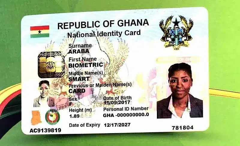 Ghana Card holders in Canada can travel to Ghana without Visa – NIA
