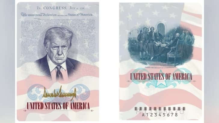 US to issue limited edition passports featuring Donald Trump for 250th independence anniversary
