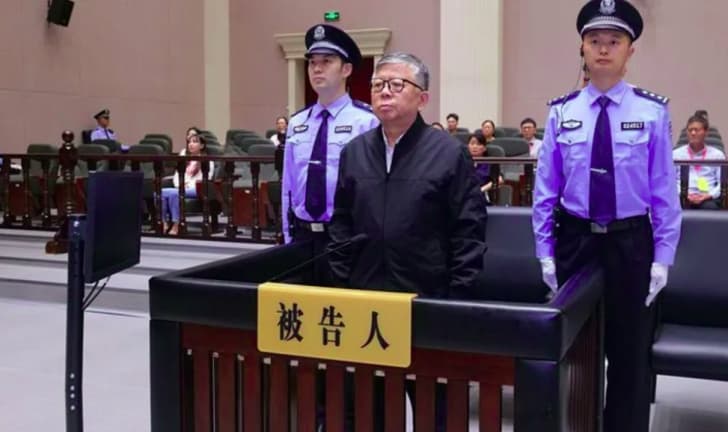 China sentences official to death over $325 million bribery scandal
