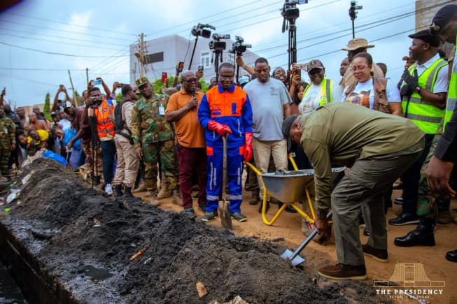 Mahama proposes monthly clean-up amid Ghana flood response